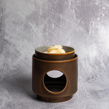 Αρωματιστής Scentchips με Επίστρωση Πορσελάνης Χρυσός με Μεγάλο Δοχείο Υποδοχής 850063